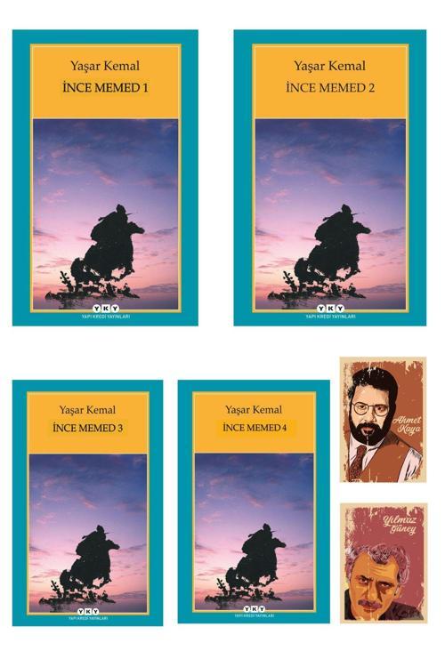Dara Yayınları Ince Memed Roman Seti - Yaşar Kemal - Yky - Yılmaz Güney Ahmet Kaya Not Defterli