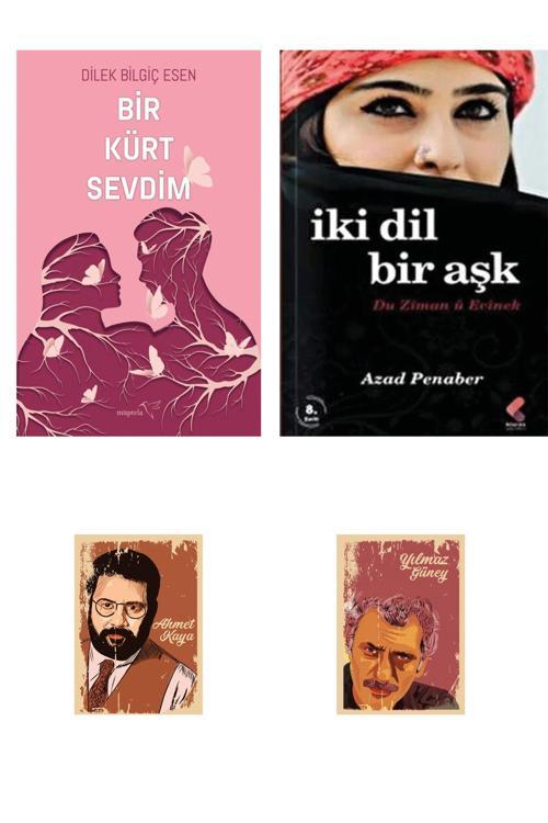 Dara Yayınları Bir Kürt Sevdim - İki Dil Bir Aşk - Azad Penaber Özel Seti (2 Kitap - 2 Not Defteri)
