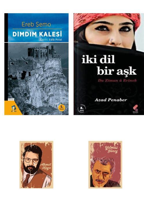 Dara Yayınları Dımdım Kalesi Romanı - İki Dil Bir Aşk - Azad Penaber Özel Seti (2 Kitap - 2 Not Defteri)
