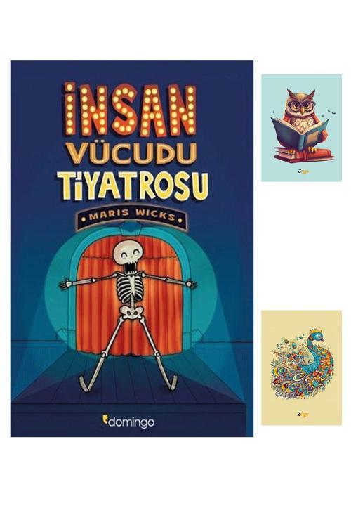 Domingo Yayınevi İnsan Vücudu Tiyatrosu - Maris Wicks- Sarı Fosforlu Kalem - Defterli Seti
