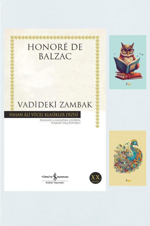 Dara Yayınları Vadideki Zambak - Honore De Balzac Hasan Ali Yücel Klasikleri 9786053328582 Not Defterli Seti