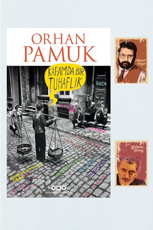 Yapı Kredi Yayınları Kafamda Bir Tuhaflık 9789750830884 - Orhan Pamuk Romanları - Defterli Seti