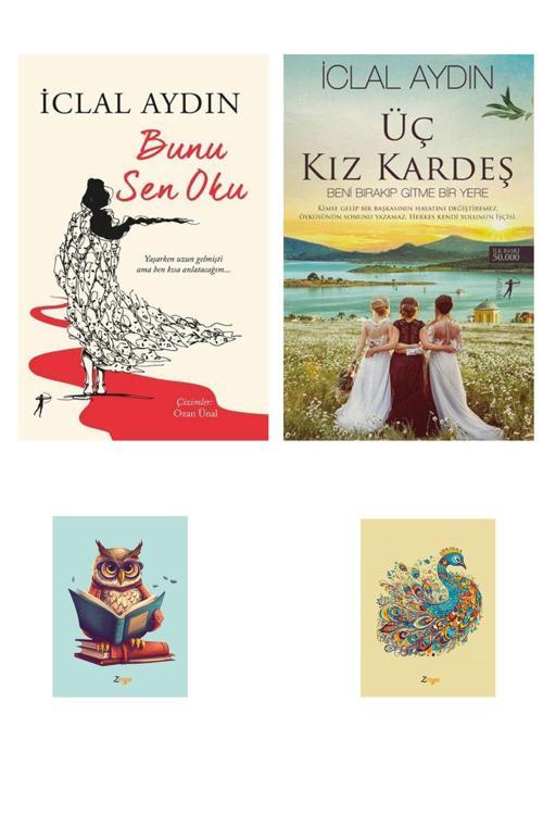Artemis Yayınları Bunu Sen Oku - Üç Kız Kardeş - İclal Aydın - Not Defterli Seti
