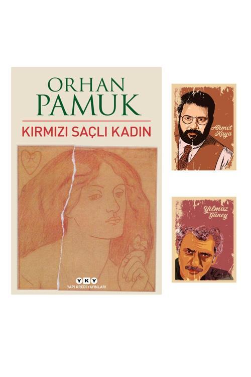 Yapı Kredi Yayınları Kırmızı Saçlı Kadın - Orhan Pamuk - Roman Seti - Yılmaz Güney Ahmet Kaya Not Defterli