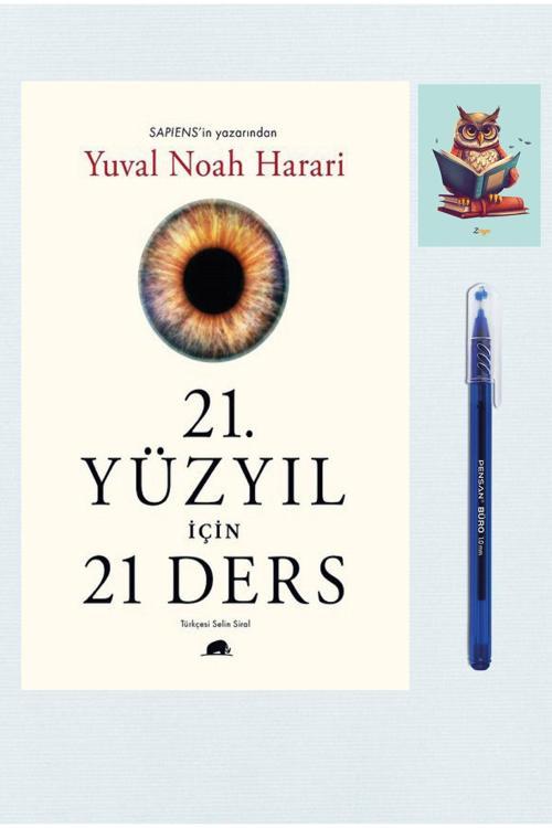 Kolektif Kitap 21 Yüzyıl İçin 21 Ders - Yuval Noah Harari - Pensan Büro Mavi Tükenmez Kalem