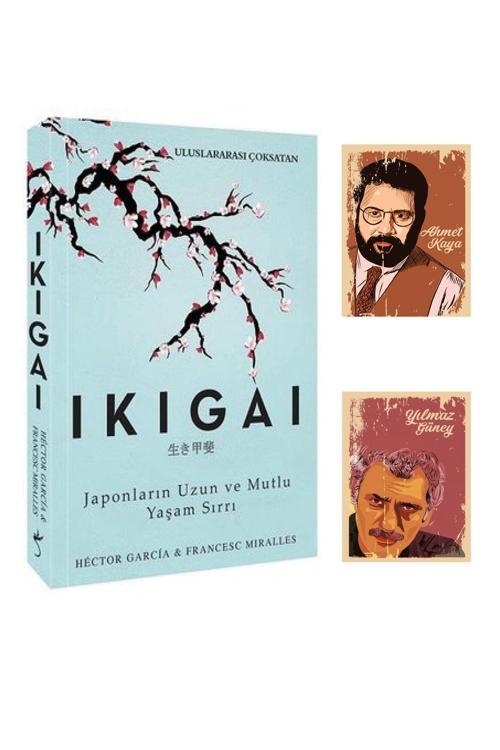 Dara Yayınları Ikigai - Hector Garcia - Indigo Kitap - Roman Seti - Yılmaz Güney Ahmet Kaya Not Defterli
