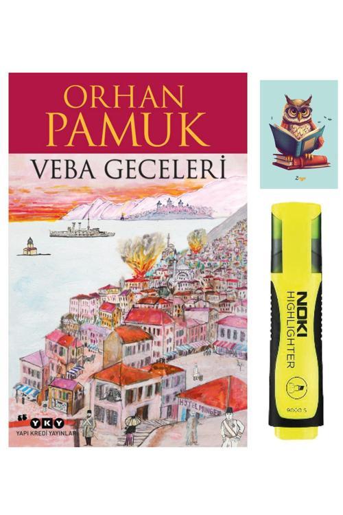 Yapı Kredi Yayınları Veba Geceleri - Orhan Pamuk - Sarı Fosforlu Kalem - Not Defter Seti