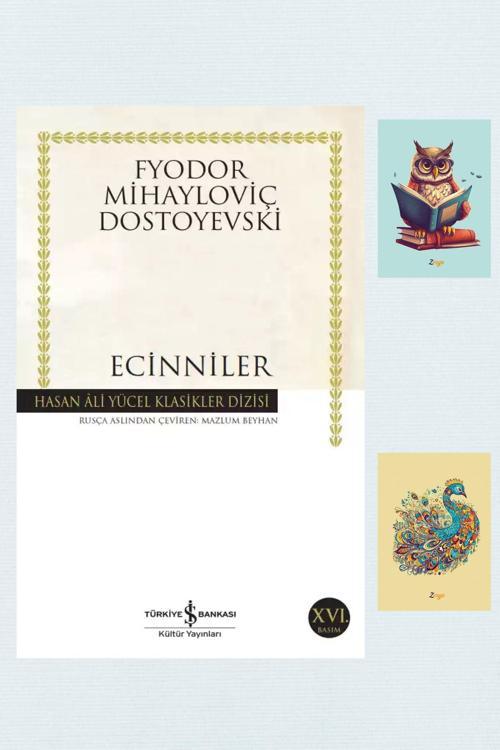 Dara Yayınları Ecinniler - Hasan Ali Yücel Klasikleri- Iki Adet Not Defteri- 9786053605669-Not Defteri Seti
