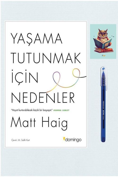 Dara Yayınları Yaşama Tutunmak İçin Nedenler 9786051982656 - Domingo - Matt Haig (Tükenmez Kalem Ve Not Defterli)