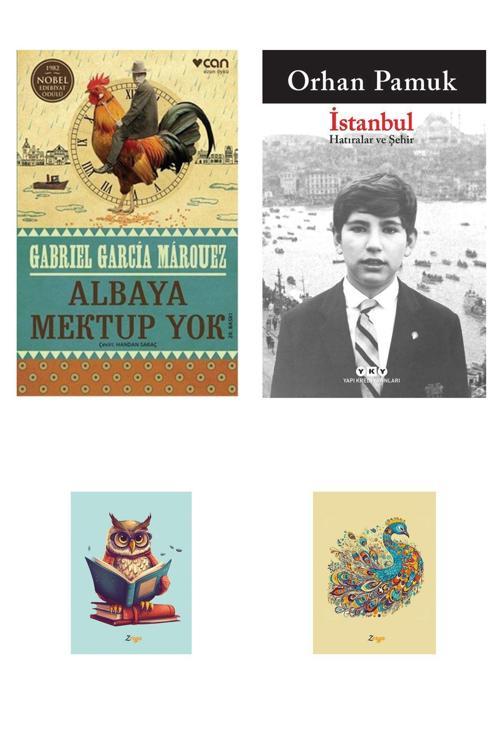 Dara Yayınları Istanbul Orhan Pamuk 9789750807169 - Albaya Mektup Yok 9789750725616- Not Defterli Seti