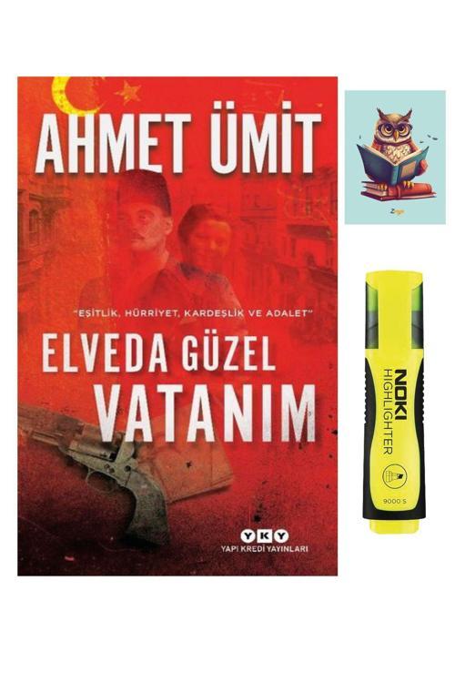 Yapı Kredi Yayınları Elveda Güzel Vatanım - Ahmet Ümit - Fosforlu Kalem - Not Defter Seti