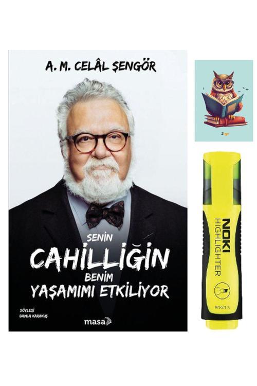 Masa Kitap Senin Cahilliğin Benim Yaşamımı Etkiliyor- Celal Şengör-Fosforlu Kalem-Not Defter Set