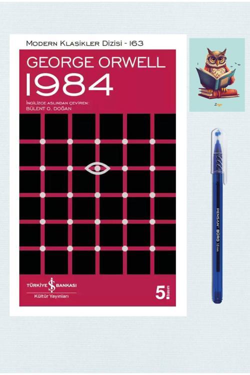 Dara Yayınları 1984 - George Orwell - İş Bankası Kültür Yayınları - 9786254052033 - Pensan Büro Mavi Tükenmez Kalem