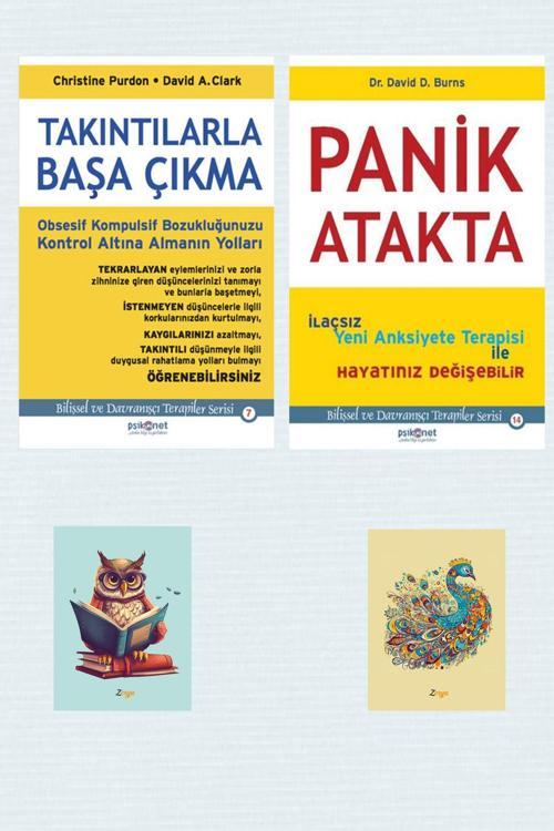 Psikonet Takıntılarla Başa Çıkma - Panik Atakta - - (2 Not Defterli)