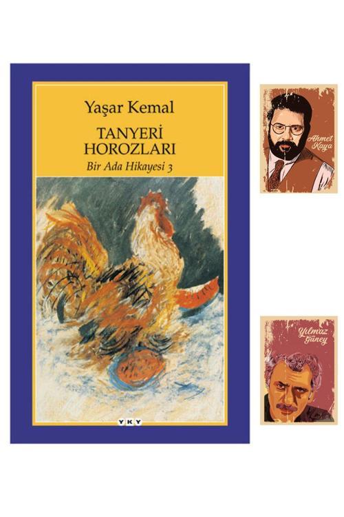 Yapı Kredi Yayınları Bir Ada Hikayesi 3 - Tanyeri Horozları Yaşar Kemal Yapı Kredi - A. Kaya Y. Güneyli Not Defteri Seti