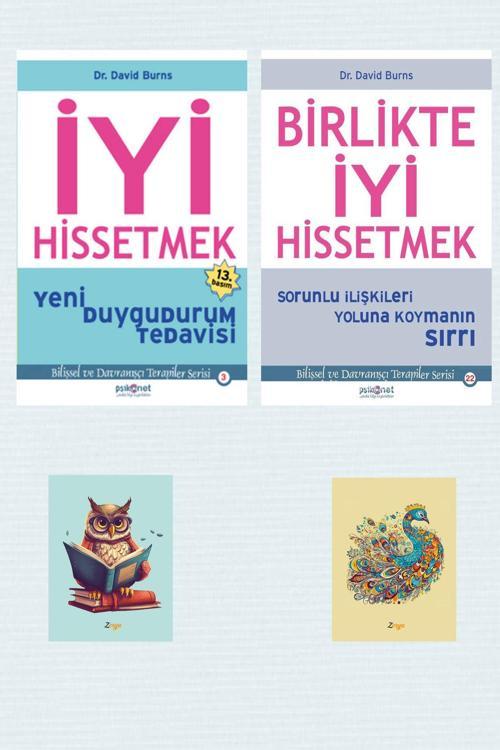 Psikonet İyi Hissetmek - Birlikte İyi Hissetmek - David Burns - Not Defterli Seti