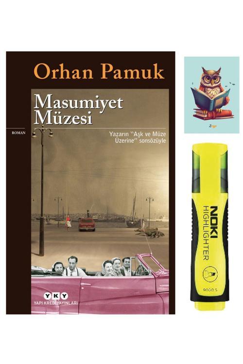 Yapı Kredi Yayınları Masumiyet Müzesi - Orhan Pamuk - Sarı Fosforlu Kalem Not Defter Seti