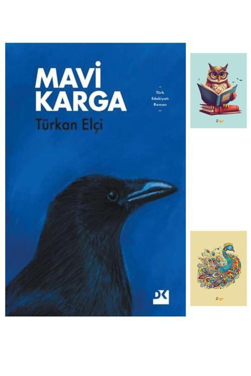 Dara Yayınları Mavi Karga - Türkan Elçi -  Doğan Kitap - Not Defter Seti - 9786258344752