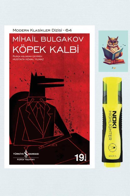 Dara Yayınları Köpek Kalbi - Mihail Afanasyeviç Bulgakov - İş Bankası Kültür Yayınları- Fosforlu Kalem Not Defter
