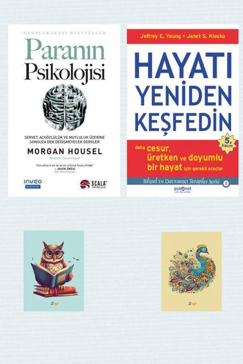 Scala Yayıncılık Paranın Psikolojisi - Morgan Housel - Hayatı Yeniden Keşfedin - Janet Klosko - Not Defterli Seti