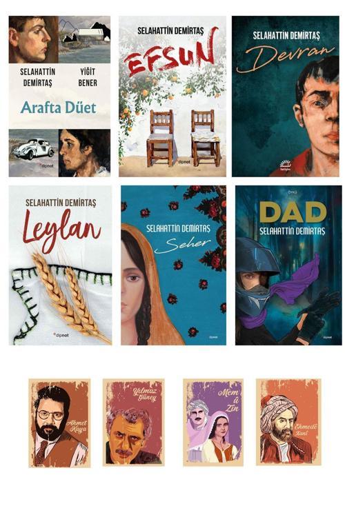 Dipnot Yayınları Selahattin Demirtaş Roman Ve Hikayeleri Seti Kitapları- Arafta Düet -Efsun - Leylan - Seher