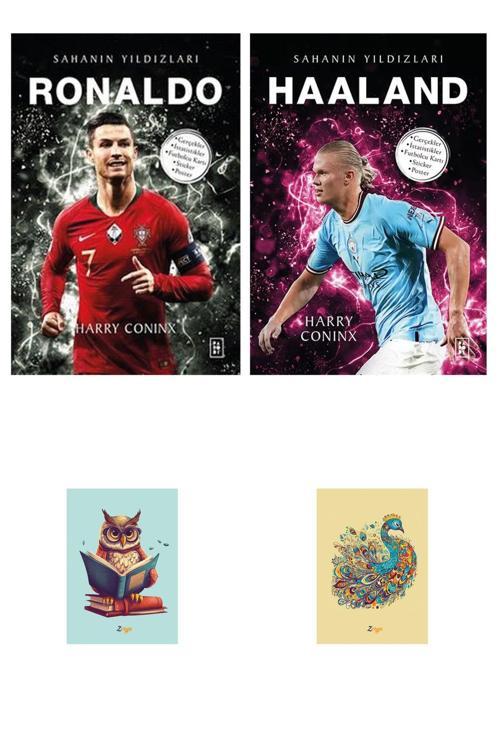 Parodi Yayınları Haaland - Ronaldo - Sahanın Yıldızları - Harry Coninx - Not Defterli Seti