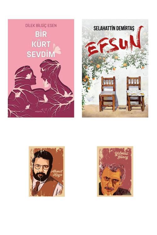 Dipnot Yayınları Efsun Selahattin Demirtaş - Bir Kürt Sevdim Romanları Seti
