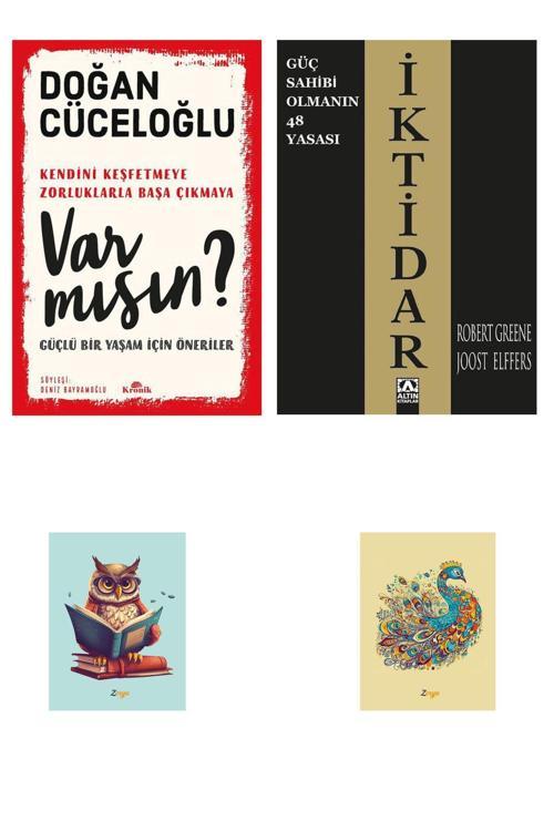 Dara Yayınları İktidar - Robert Greene - Var Mısın? - Doğan Cüceloğlu - Not Defterli Seti