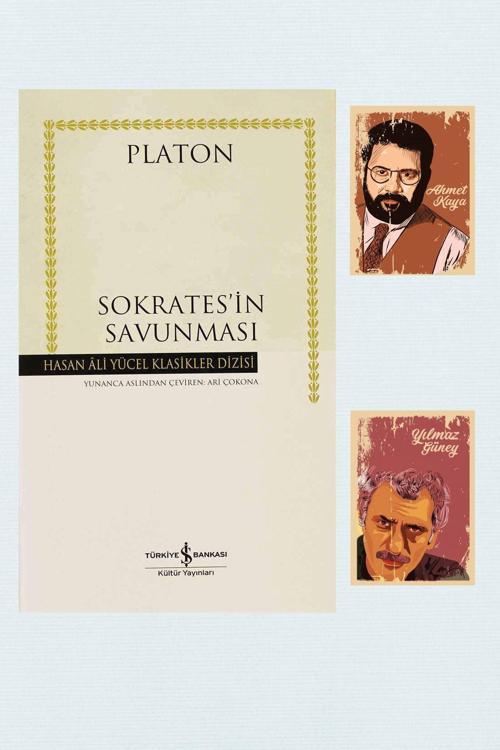 Dara Yayınları Sokratesin Savunması - Platon - Iş Bankası - Yılmaz Güney Ahmet Kaya Not Defterli (2 Not Defterli)