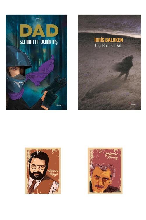 Dipnot Yayınları Selahattin Demirtaş Kitapları - Dad- Üç Kırık Dal Idris Baluken - Not Defteri Seti