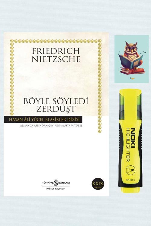 Dara Yayınları Böyle Söyledi Zerdüşt - Friedrich Wilhelm Nietzsche - Sarı Fosforlu Kalem Not Defter Seti