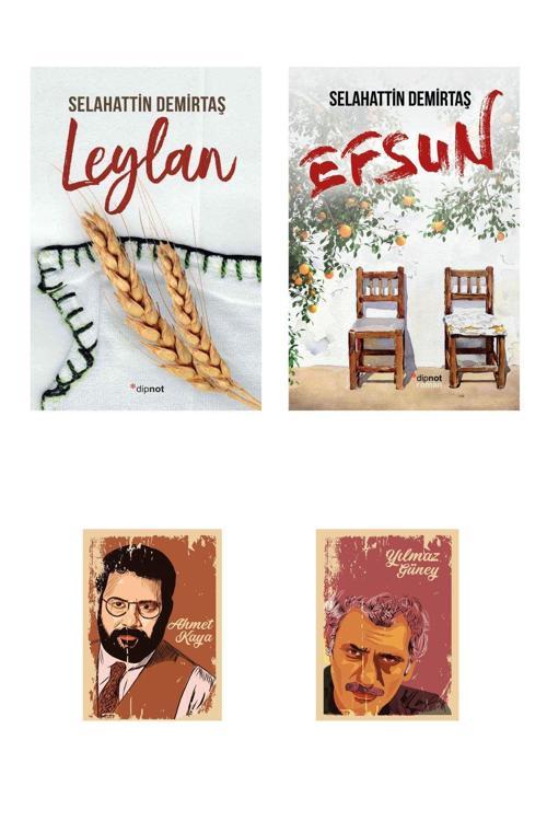 Dipnot Yayınları Selahattin Demirtaş Efsun - Leylan Roman Seti (2 Not Defterli)