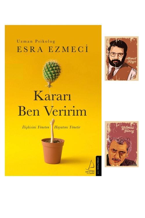 Destek Yayınları Esra Ezmeci Kitapları - Kararı Ben Veririm - Not Defterli Özel Seti Esra Ezmeci