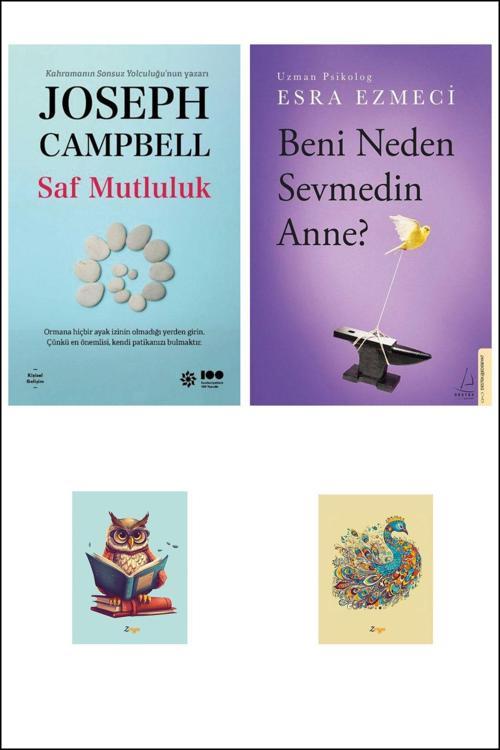 Dara Yayınları Beni Neden Sevmedin Anne Esra Ezmeci Saf Mutluluk Joseph Campbell? Not Defterli Seti