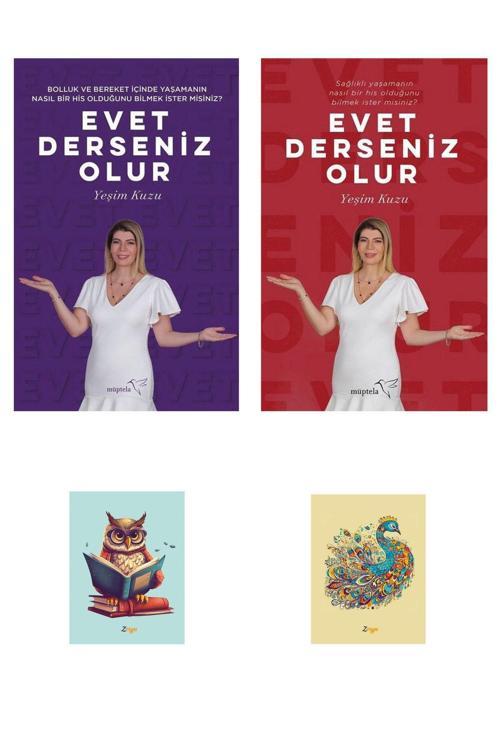 Dara Yayınları Evet Derseniz Olur Seti - Yeşim Kuzu Kitapları - Müptela Yayınları - Not Defterli Seti