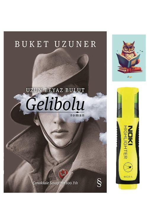 Everest Yayınları Gelibolu-Uzun Beyaz Bulut-Buket Uzuner-Sarı Fosforlu Kalem-Not Defteri Seti