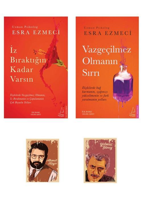 Destek Yayınları Esra Ezmeci Kitapları - Iz Bıraktığın Kadar Varsın -Vazgeçilmez Olmanın Sırrı-Not Defterli