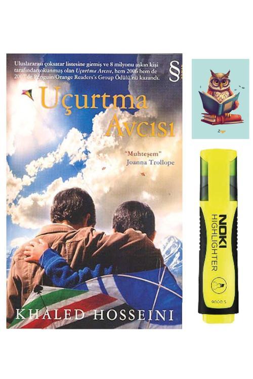 Everest Yayınları Uçurtma Avcısı - Khaled Hosseini - Sarı Fosforlu Kalem - Not Defter Seti