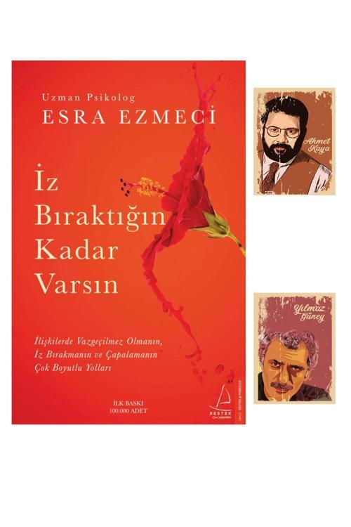 Destek Yayınları Esra Ezmeci Kitapları - Iz Bıraktığın Kadar Varsın - Not Defterli Özel Seti -Esra Ezmeci