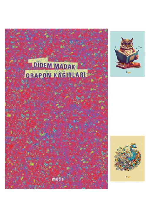 Metis Yayınları Grapon Kağıtları - Didem Madak - Not Defter Seti