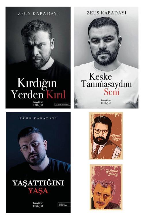 Dara Yayınları Zeus Kabadayı - Keşke Tanımasaydım Seni - Kırdığın Yerden Kırıl - Yaşattığını Yaşa (2 Not Defterli)