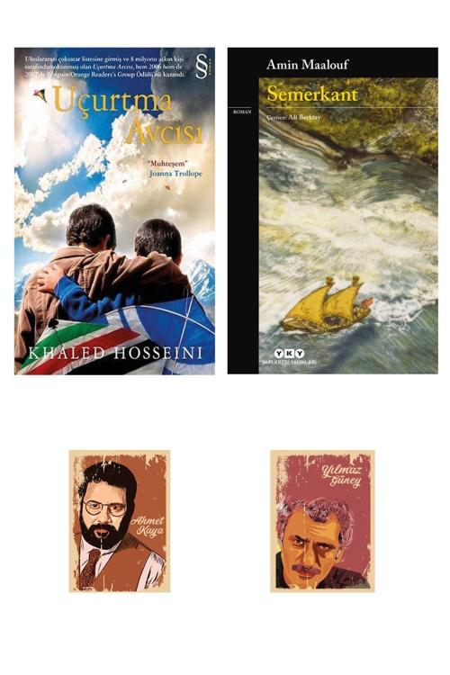 Everest Yayınları Uçurtma Avcısı Khaled Hosseini 9789752891456 Semerkant Amin Maalouf 9789750810039 Defterli Özel Seti