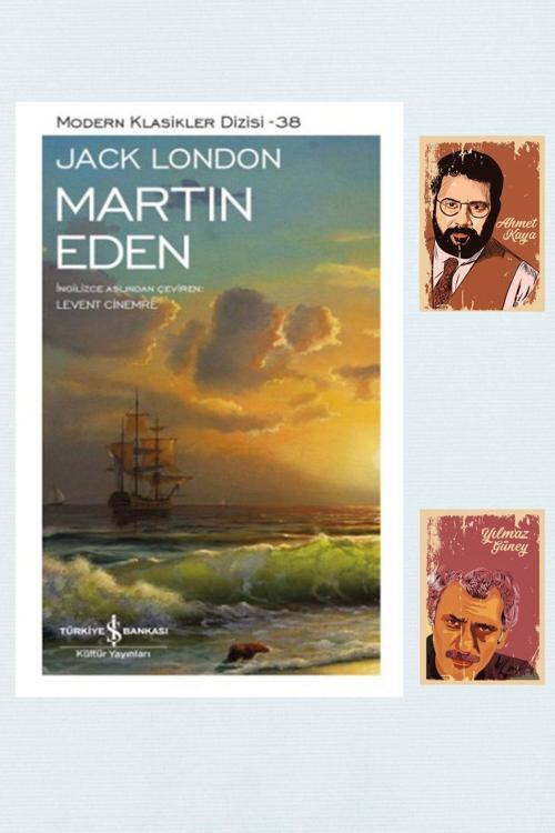 Dara Yayınları Martin Eden - Jack London - 9786053322122 İş Bankası Yayınları - A. Kaya Y. Güneyli Not Defteri Seti
