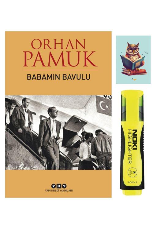 Yapı Kredi Yayınları Babamın Bavulu - Orhan Pamuk- Sarı Fosforlu Kalem - Not Defterli Seti