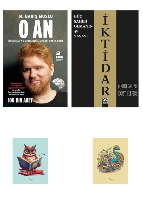 Dara Yayınları İktidar - Robert Greene - O An - M. Barış Muslu - Not Defterli Seti