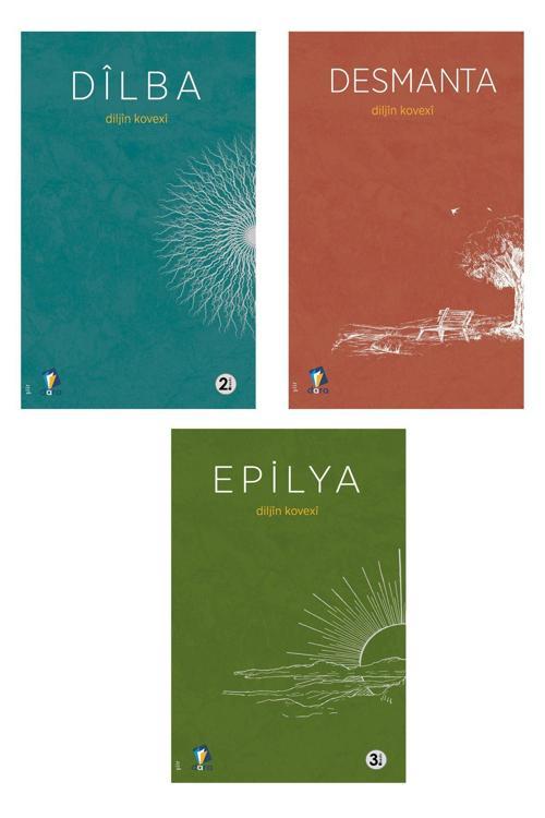 Dara Yayınları Diljin Kovexi Türkçe Şiirleri - Dilba - Epilya - Desmanta (3 Kitap)