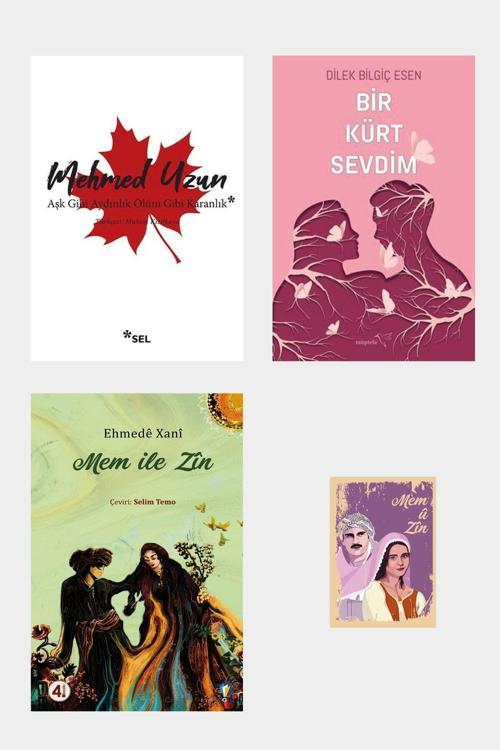 Dara Yayınları Mem Ile Zin - Aşk Gibi Aydınlık Ölüm Gibi Karanlık - Bir Kürt Sevdim Özel Seti