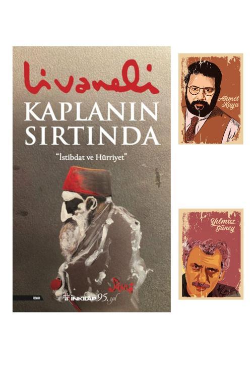Dara Yayınları Kaplanın Sırtında Romanı - Zülfü Livaneli - Yılmaz Güney Ahmet Kaya Not Defteri Seti