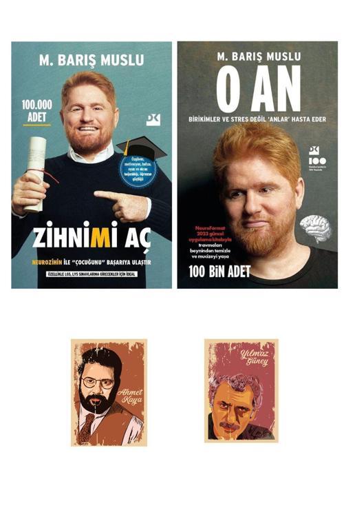 Dara Yayınları Barış Muslu  Kitapları - O An - Zihnimi Aç - Doğan Kitap - Ahmet Kaya Defterli (2 Not Defterli)