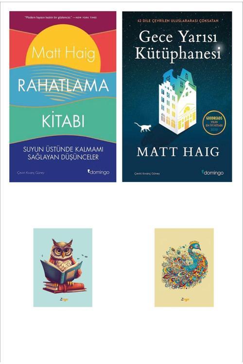 Dara Yayınları Gece Yarısı Kütüphanesi - Rahatlama Kitabı Matt Haig (2 Not Defterli)